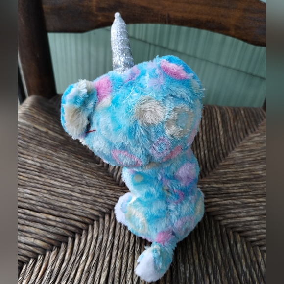 โ2021 TY Beanie Boos 7" HELENA Unicorn Husky Dog Animal Plush Toy wide eye plush - Picture 5 of 13